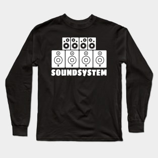 Hardtek Soundsystem Long Sleeve T-Shirt